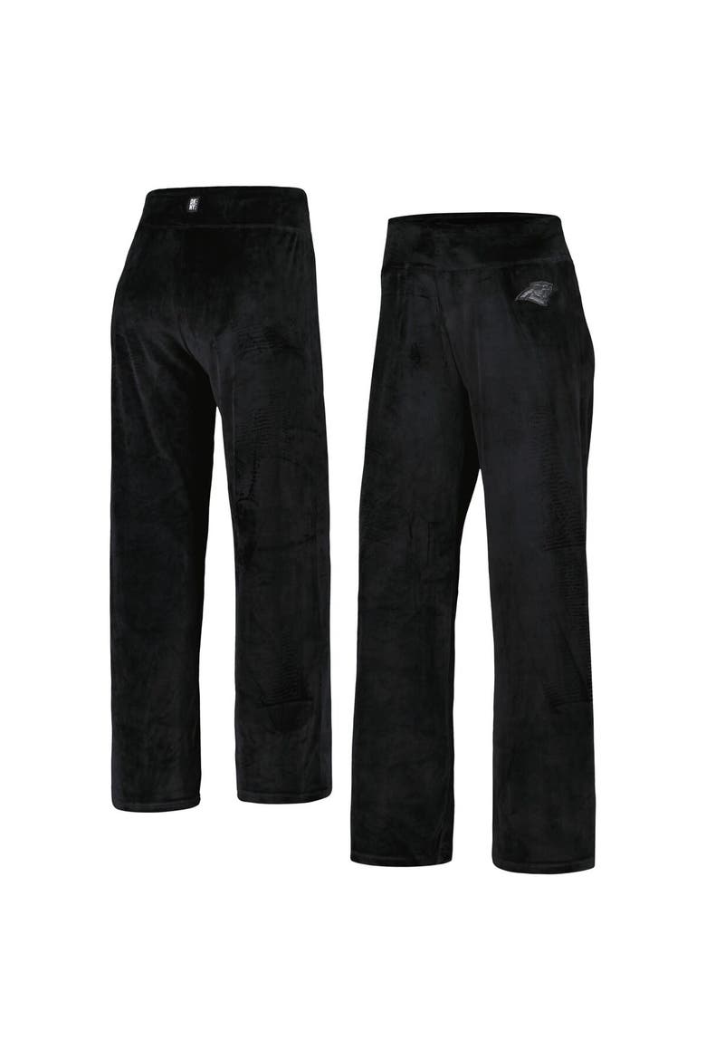 Women's DKNY Sport  Black Carolina Panthers Demi Straight Leg Pants, Main, color, Black