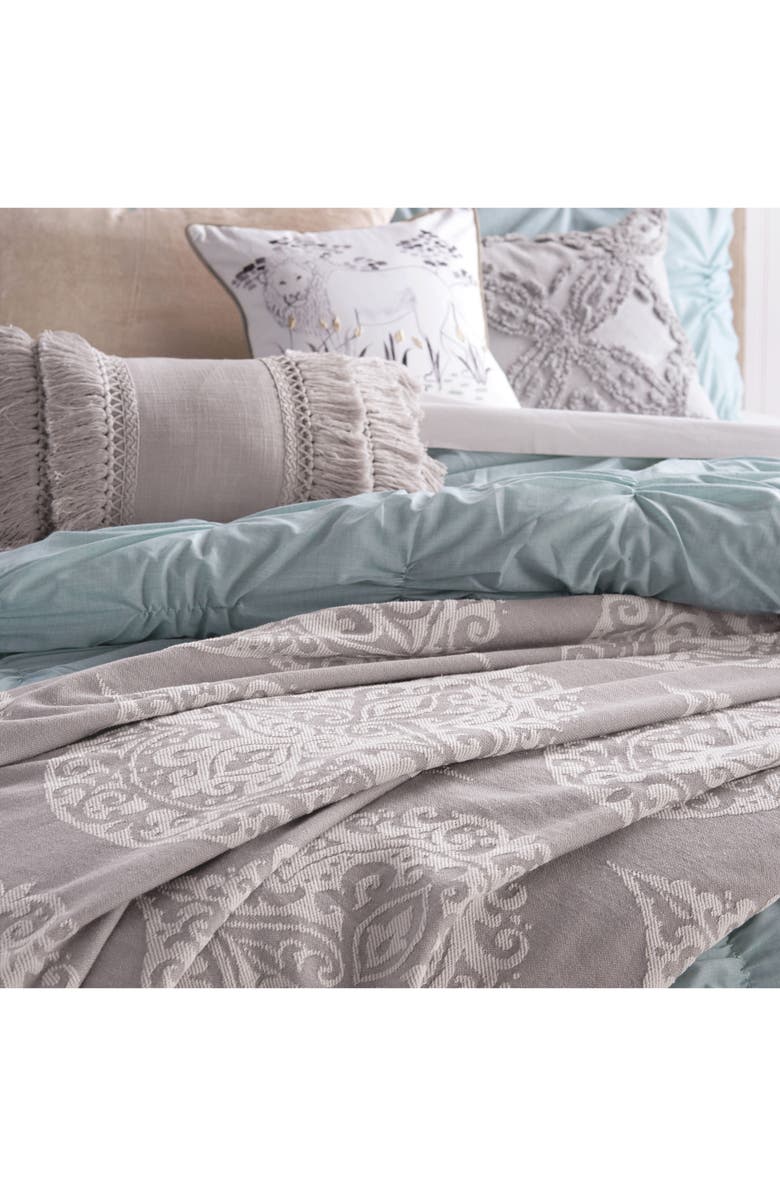 Peri Home Damask Blanket, Alternate, color,