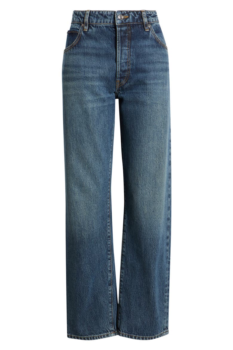 The Essential Straight Leg Jeans, Alternate, color, BOT