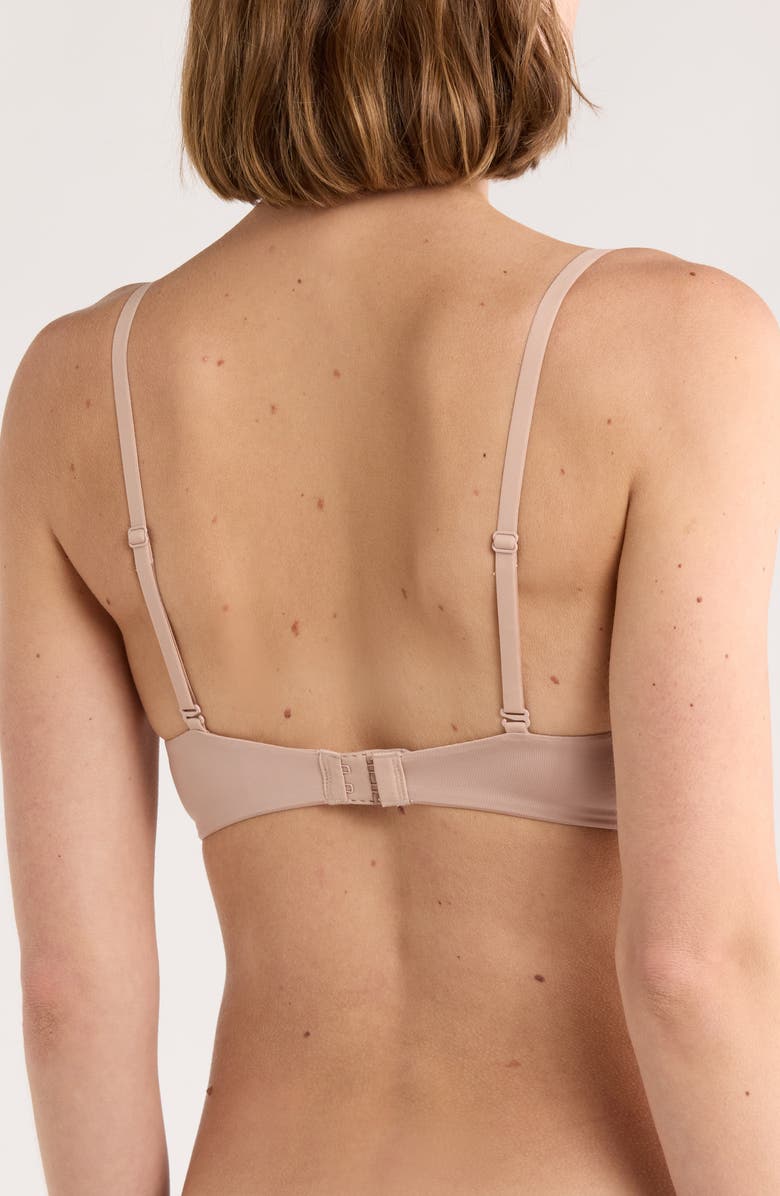Calvin Klein Pure Micro Demi Bra, Alternate, color, Rose Taupe