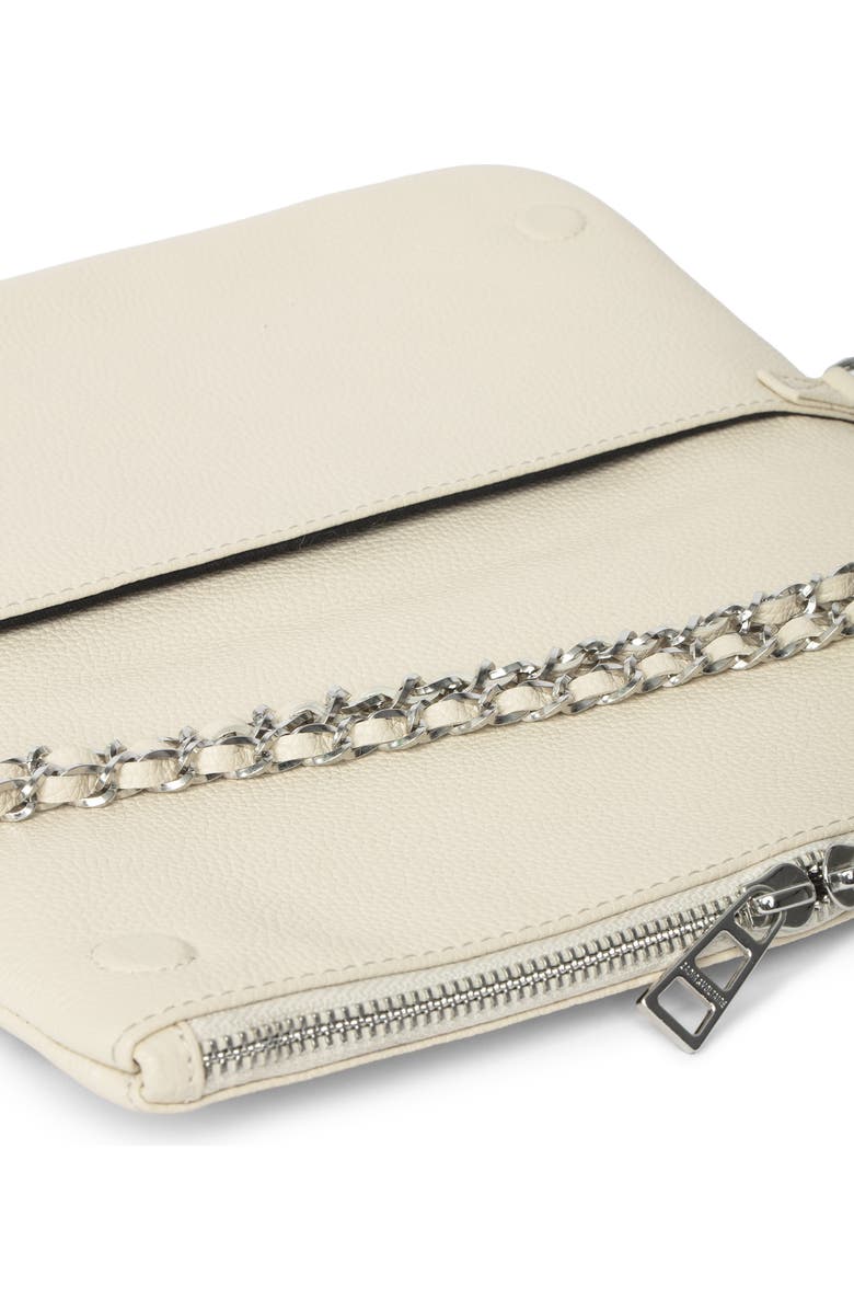 Zadig & Voltaire Rock Grained Leather America Crossbody Bag, Alternate, color,