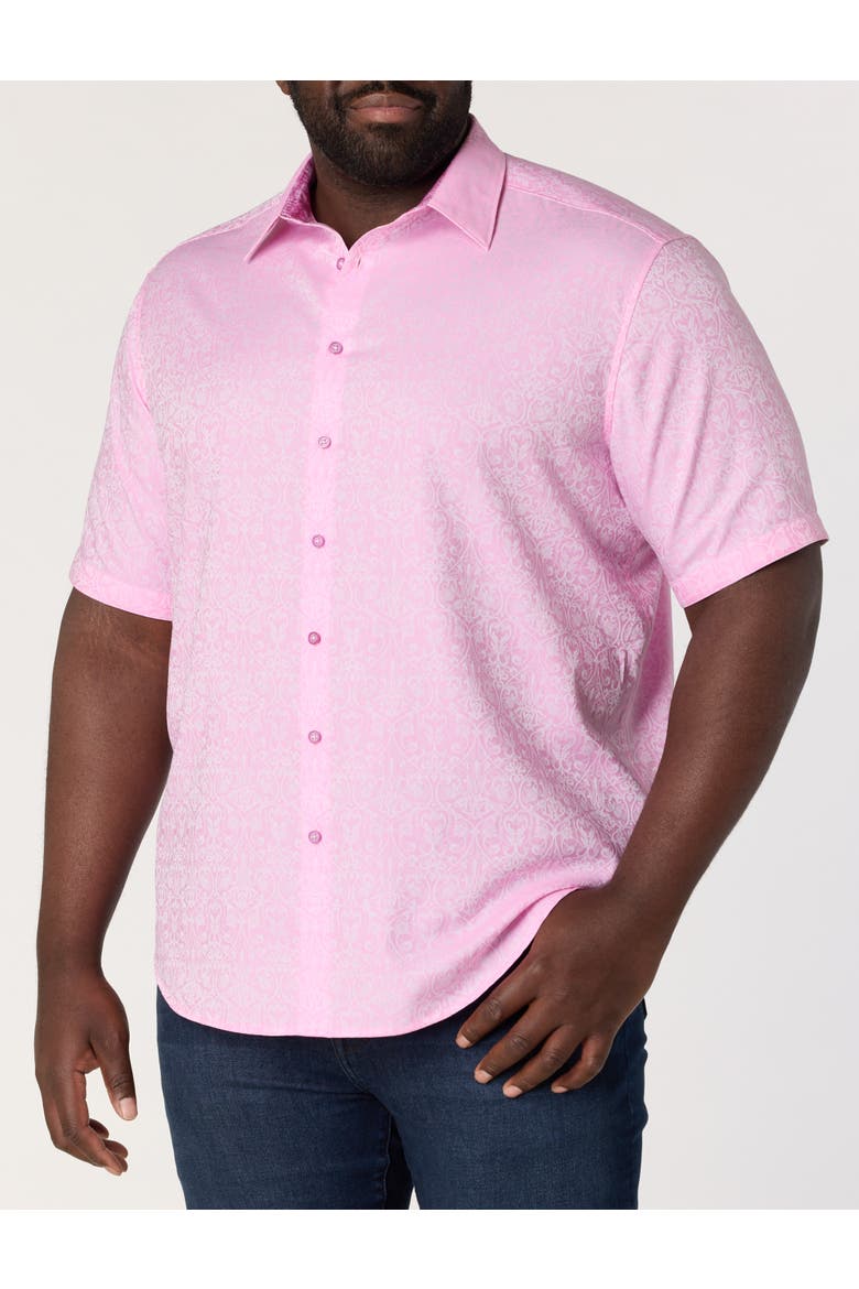 Big & Tall Luther Sport Shirt V2, Main, color, LT PINK