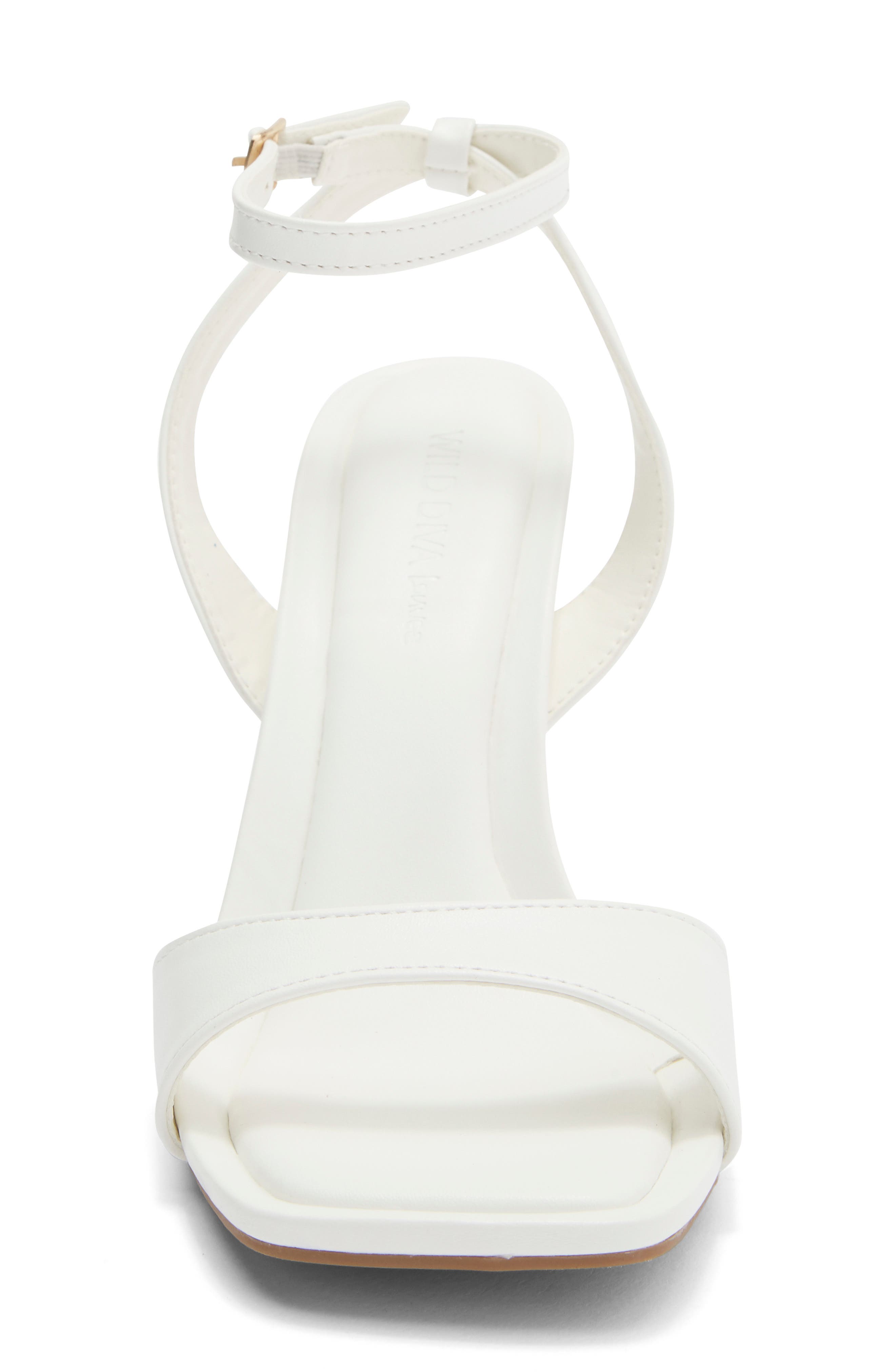 Lova Faux Leather Sandal, Alternate, color, WHITE