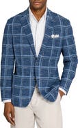 Brooklyn Brigade Macon Windowpane Texture Blazer