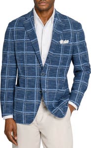 Brooklyn Brigade Macon Windowpane Texture Blazer