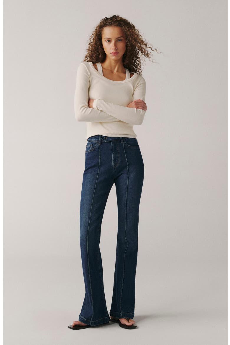 MIA High Waist Flare Jeans, Alternate, color, BIG CITY