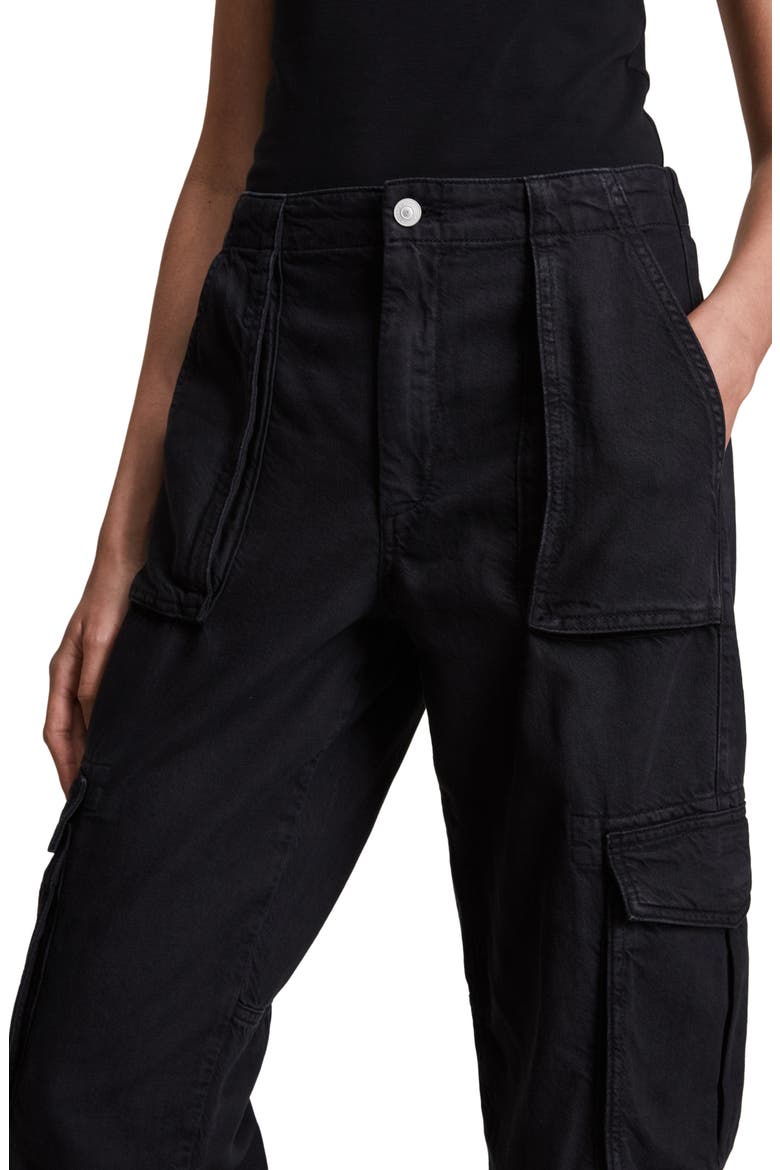 Frieda Denim Crop Pants, Alternate, color, WASHED BLACK