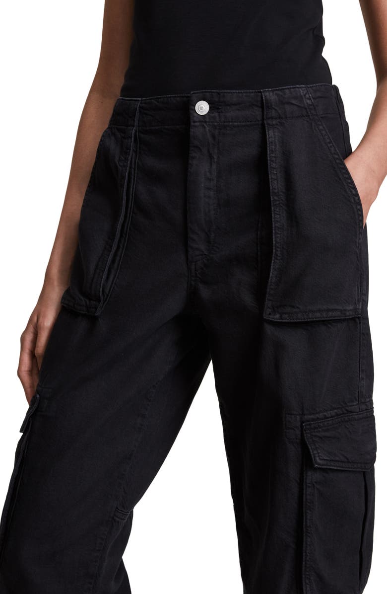 AllSaints Frieda Denim Crop Pants, Alternate, color, 