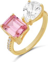 SHYMI Cubic Zirconia Cocktail Ring
