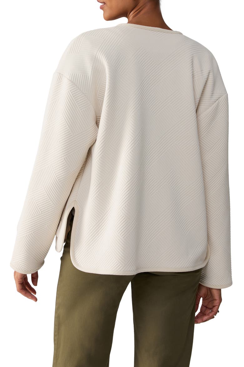 Paris Quilted Jacket, Alternate, color, NATURAL