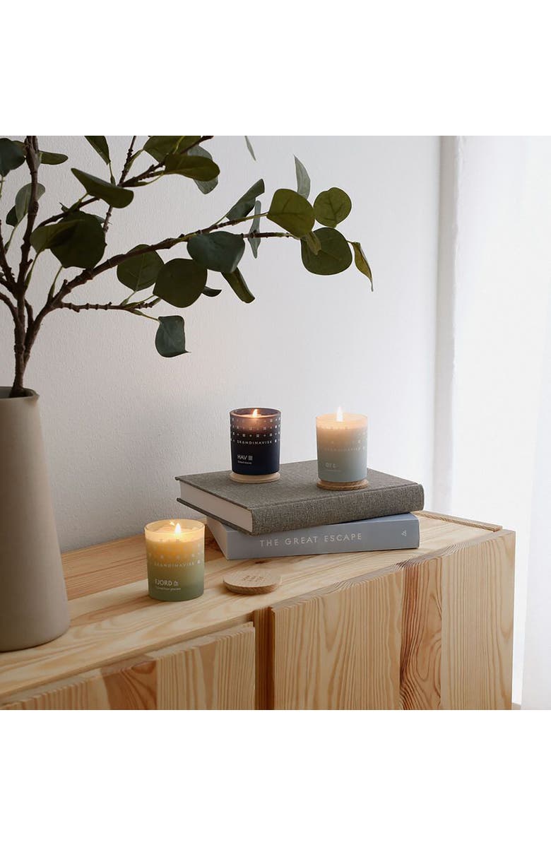 SKANDINAVISK ESCAPE Mini Candle Giftset 65g x 3, Alternate, color, Blue