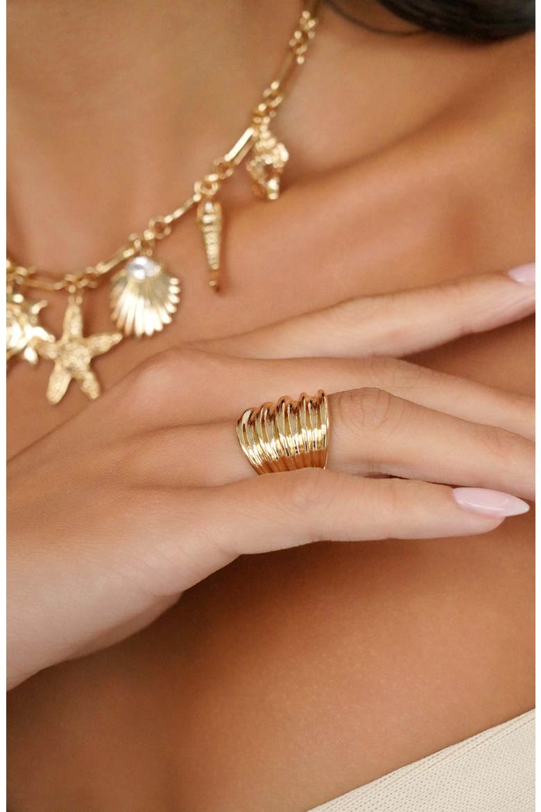 Stacked Band Ring, Alternate, color, GOLD