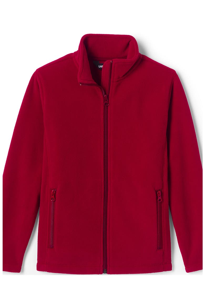 Kids Mid-weight Fleece Jacket, Alternate, color, Red