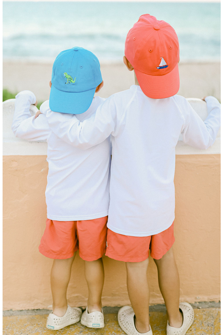 T-Rex Dinosaur Twill Baseball Hat, Alternate, color, Blue