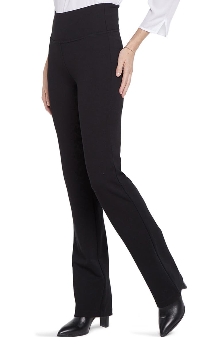 Sculpt-Her™ Pull-On High Waist Straight Leg Pants, Alternate, color, BLACK