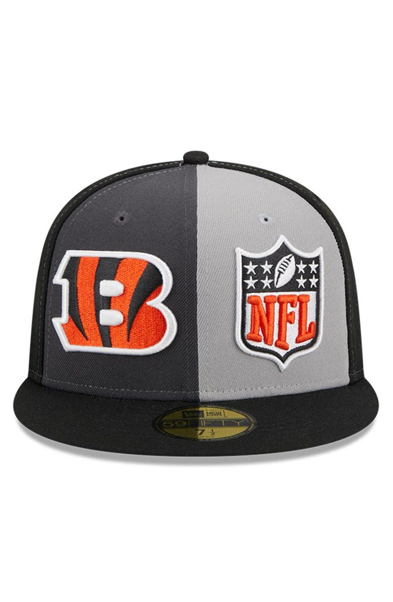 New Era Men's New Era  Gray/Black Cincinnati Bengals 2023 Sideline 59FIFTY Fitted Hat, Alternate, color, Gray