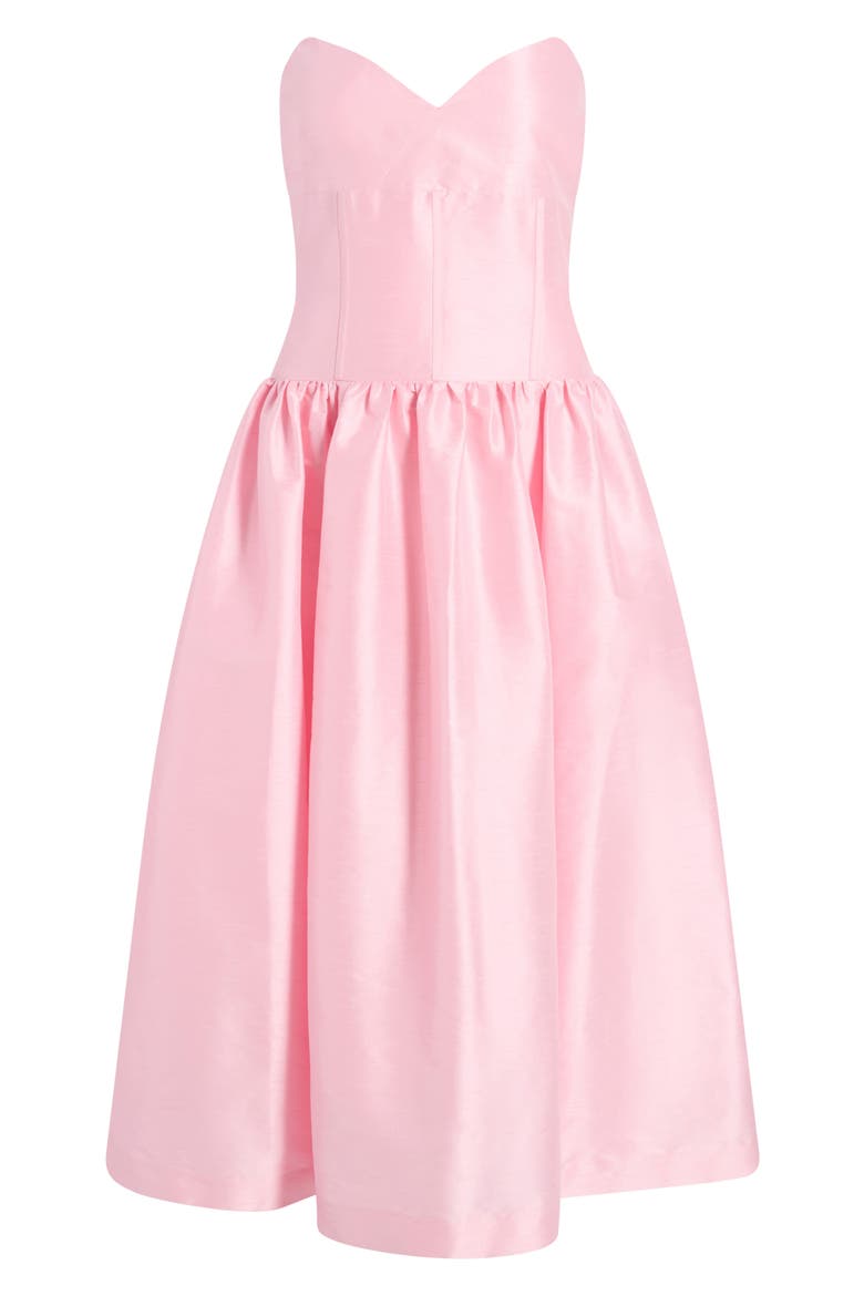 Filomena Fit & Flare Cocktail Dress, Alternate, color, ROSE SHADOW