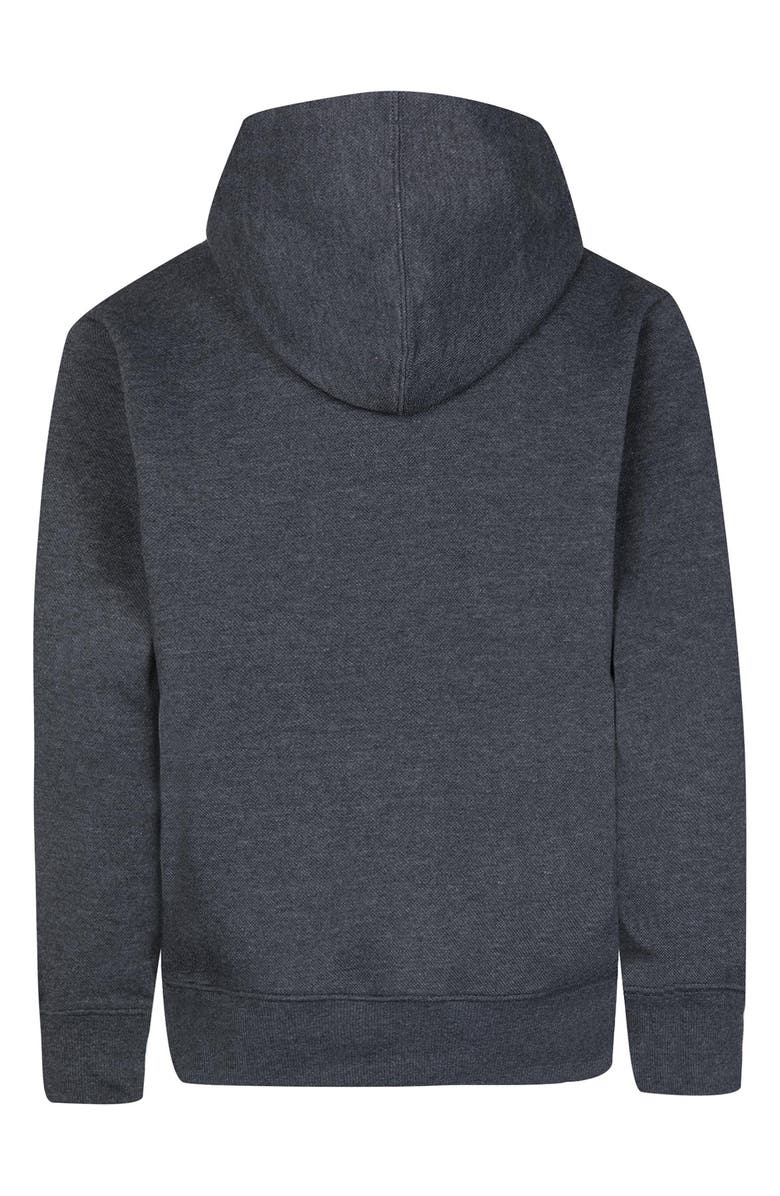 Hurley Heat Fleece Logo Hoodie, Alternate, color, K08black H