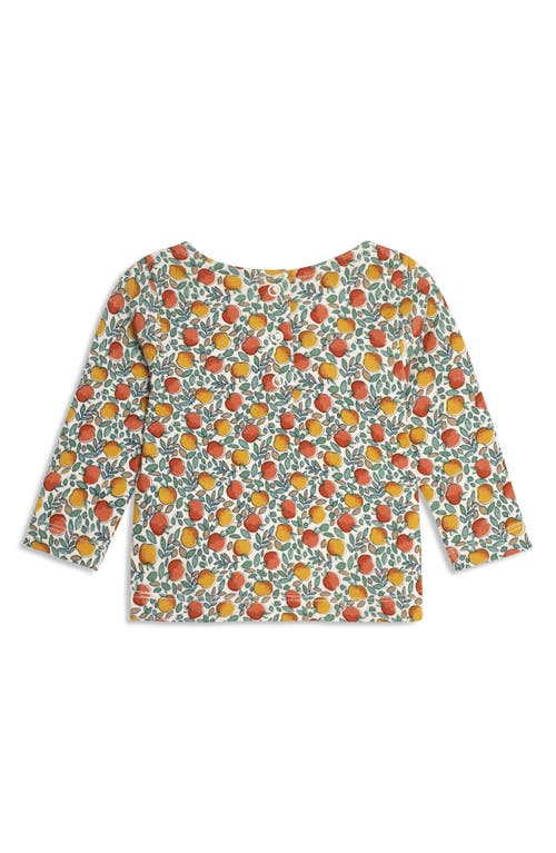 JOJO MAMAN BÉBÉ JOJO MAMAN BEBE PRINT LONG SLEEVE TOP & HEDGEHOG APPLIQUÉ CORDUROY OVERALLS SET