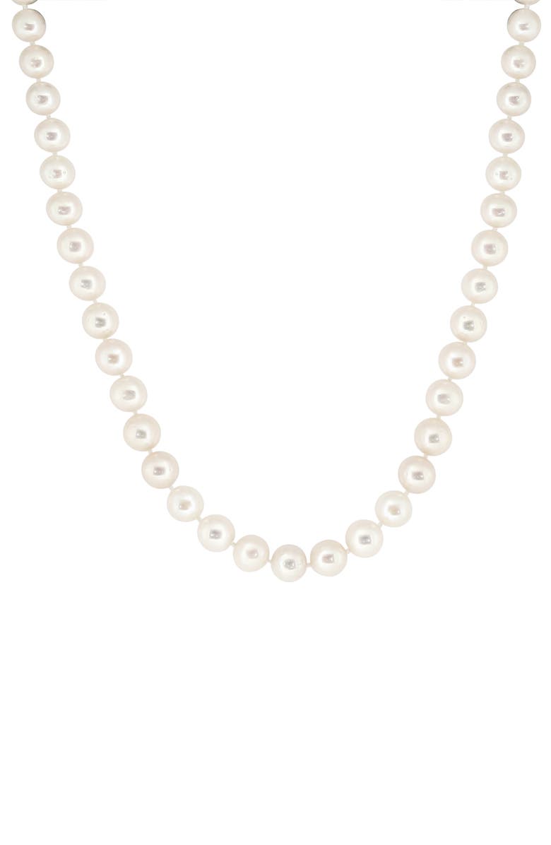 EFFY Sterling Silver 9–10mm Freshwater Pearl Necklace, Main, color, 