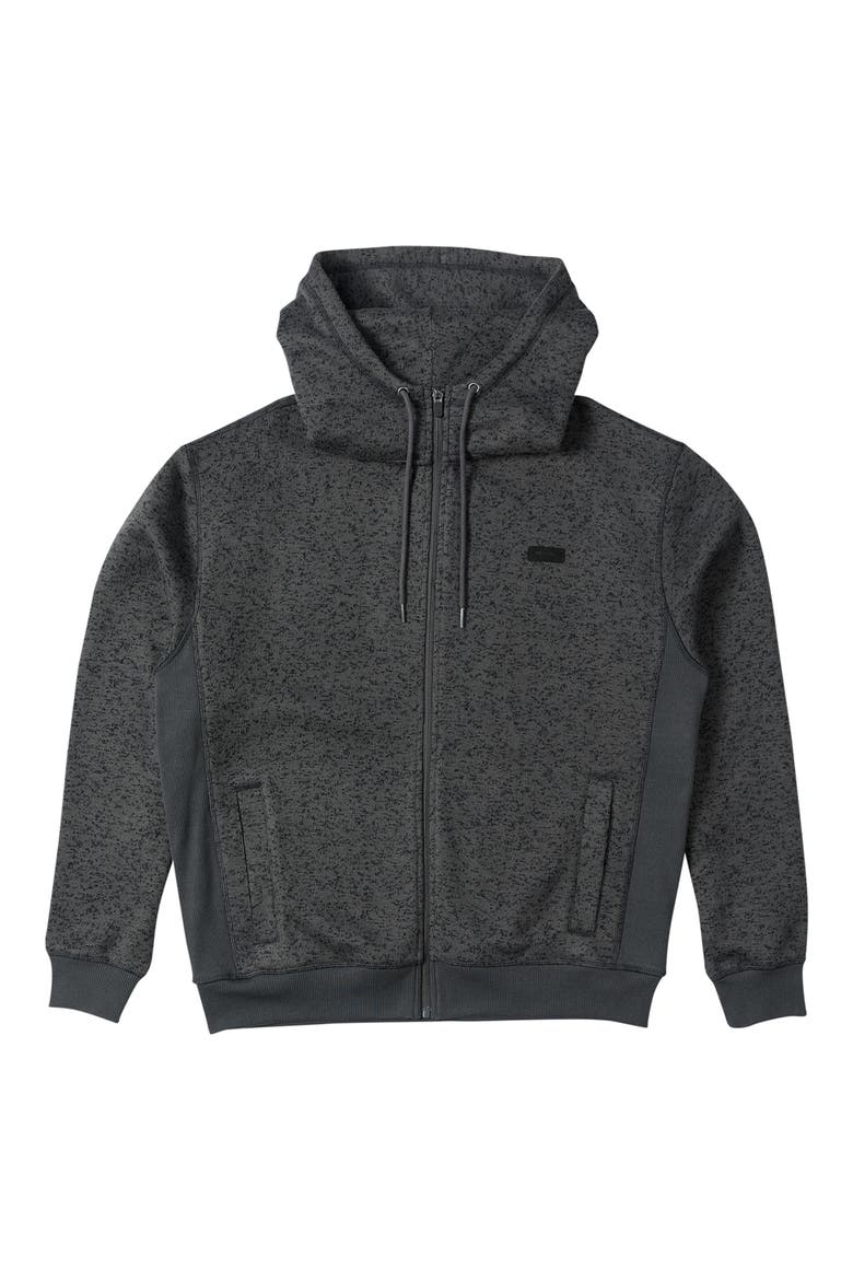 Keller Zip Hoodie, Alternate, color, BLACK HEATHER