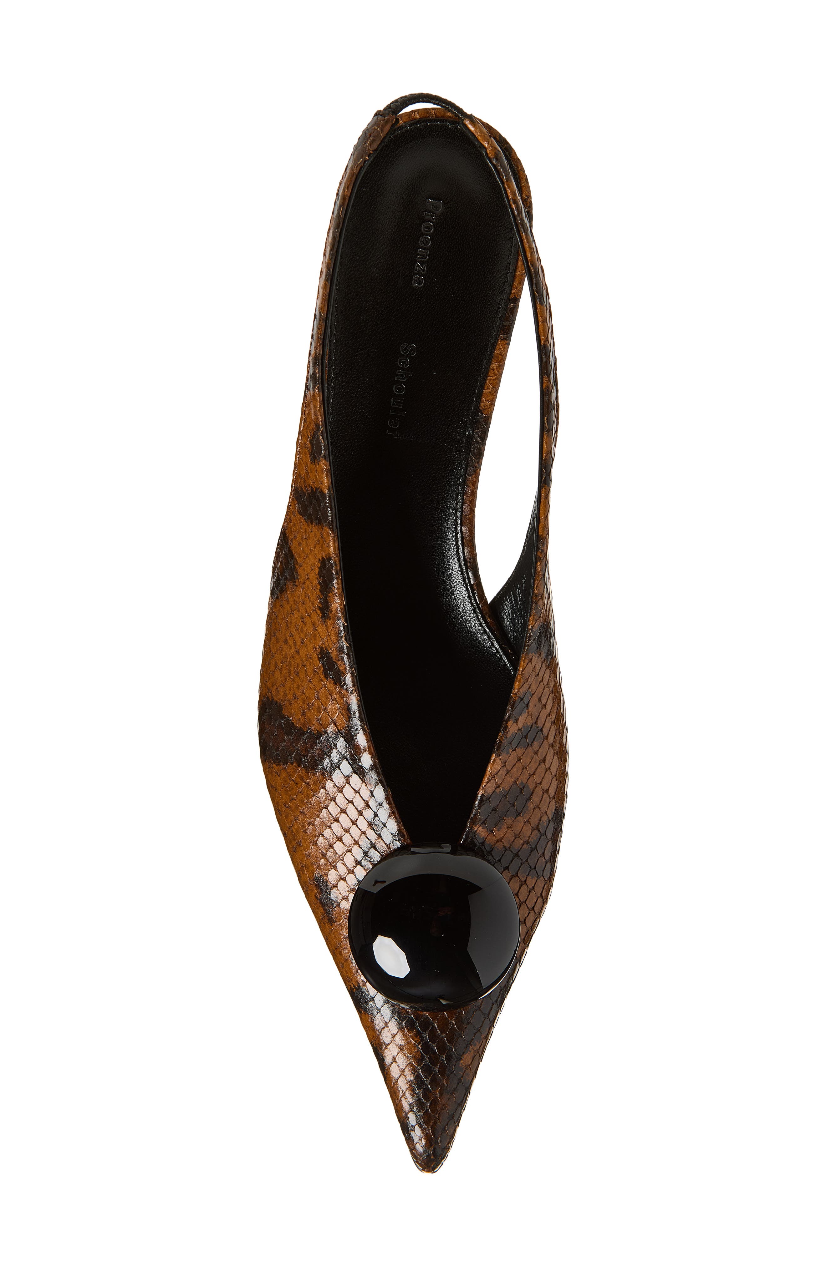 Dome Slash Slingback Pump, Alternate, color, OCHRE MULTI