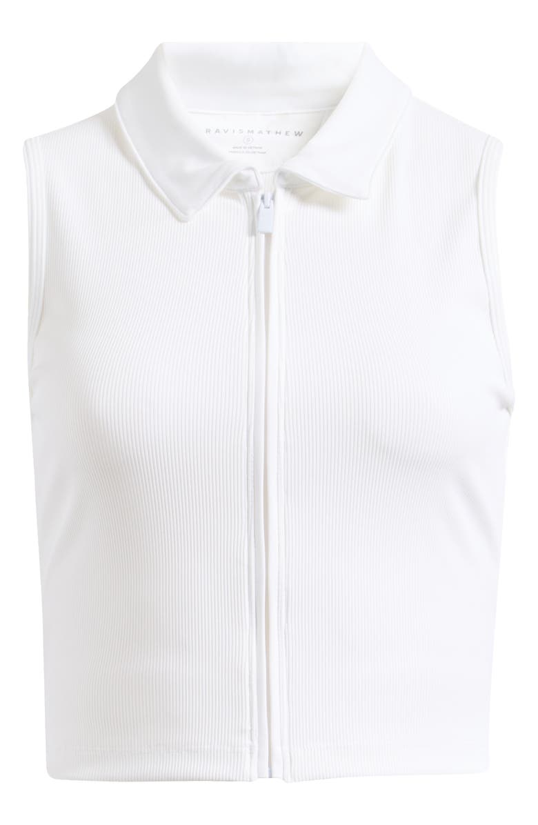 TravisMathew Midline Zip Polo Tank, Alternate, color, White