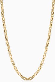 Oradina Men's Samson Link Chain in 10K Gold