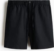 H&M Regular Fit Linen-blend Shorts