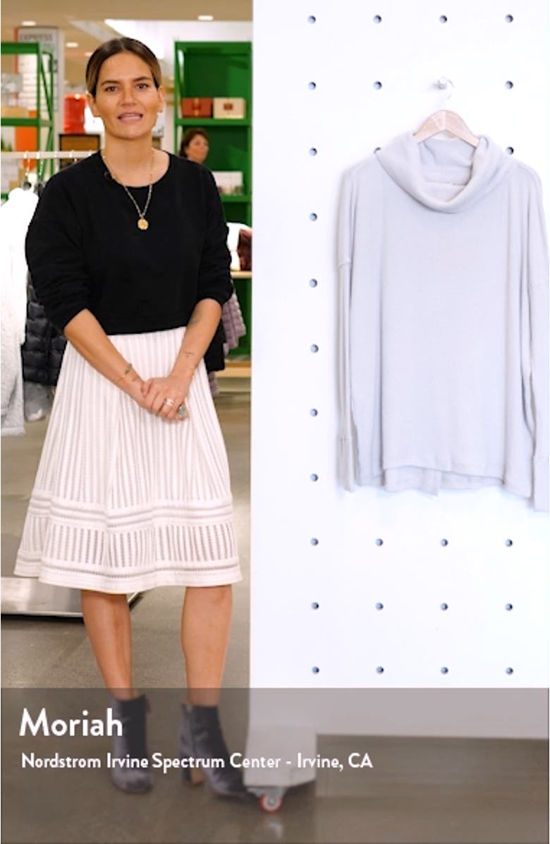 Juicy Long Sleeve Cowl Neck Shirt, sales video thumbnail