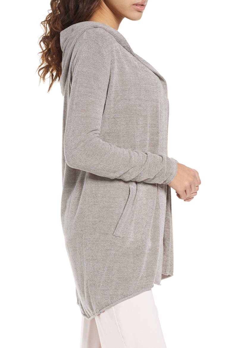 CozyChic™ Ultra Lite Hooded Cardigan, Alternate, color, BEACH ROCK