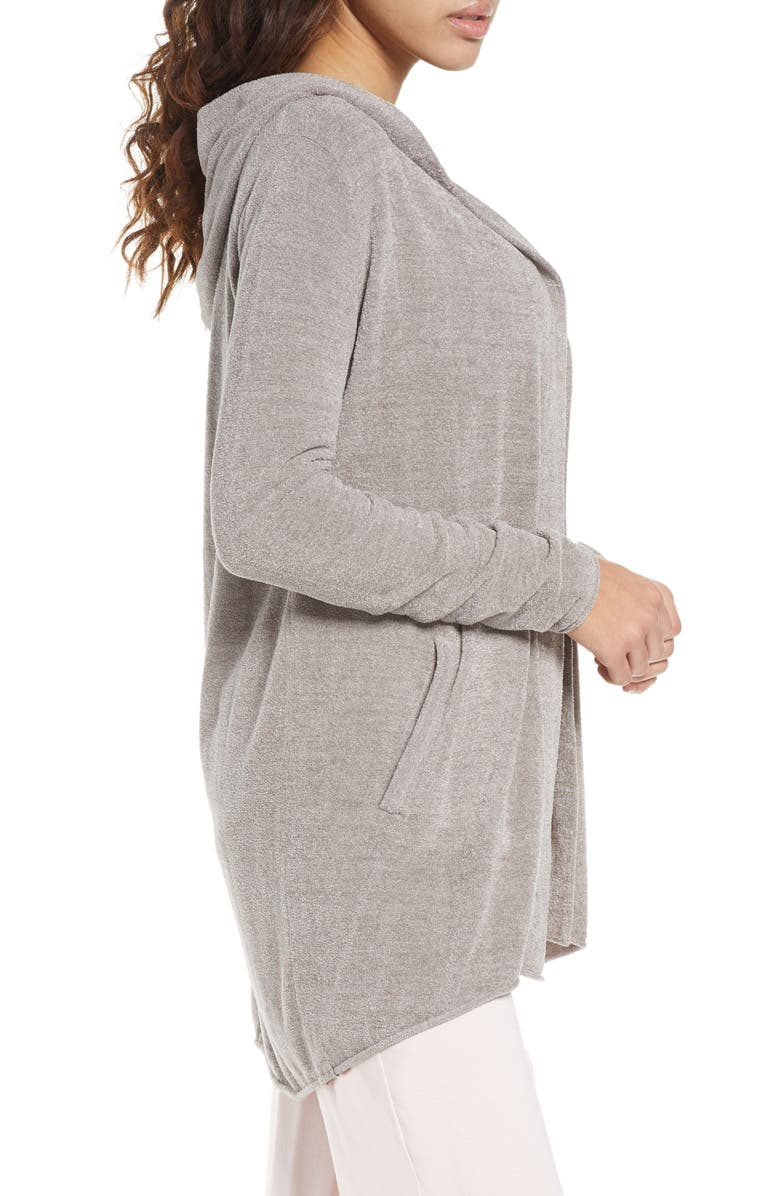 Barefoot Dreams<sup>®</sup> CozyChic<sup>™</sup> Ultra Lite Hooded Cardigan, Alternate, color, 