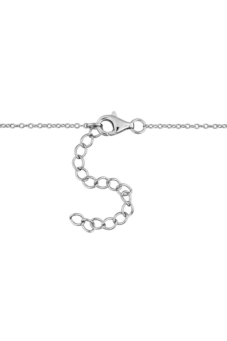 7/8 CTW Lab-Grown Diamond Station Necklace, Alternate, color, Sterling Silver