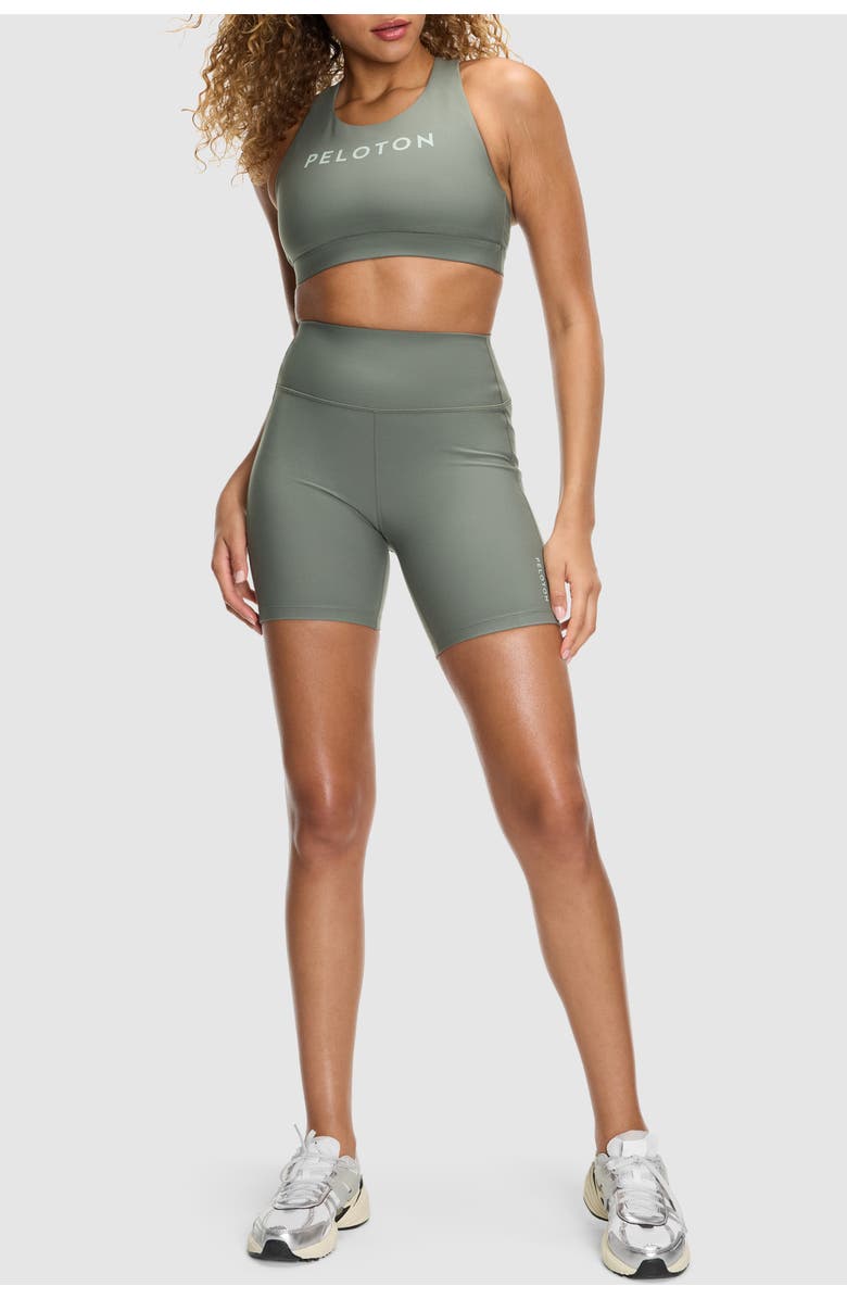 Peloton Cadent 7" High Rise Pocket Bike Short, Alternate, color, Castor Gray