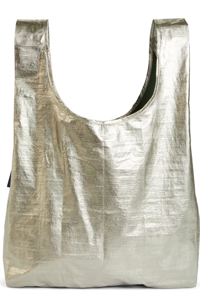 Baggu <sup>®</sup> Standard Metallic Ripstop Nylon Tote, Alternate, color,