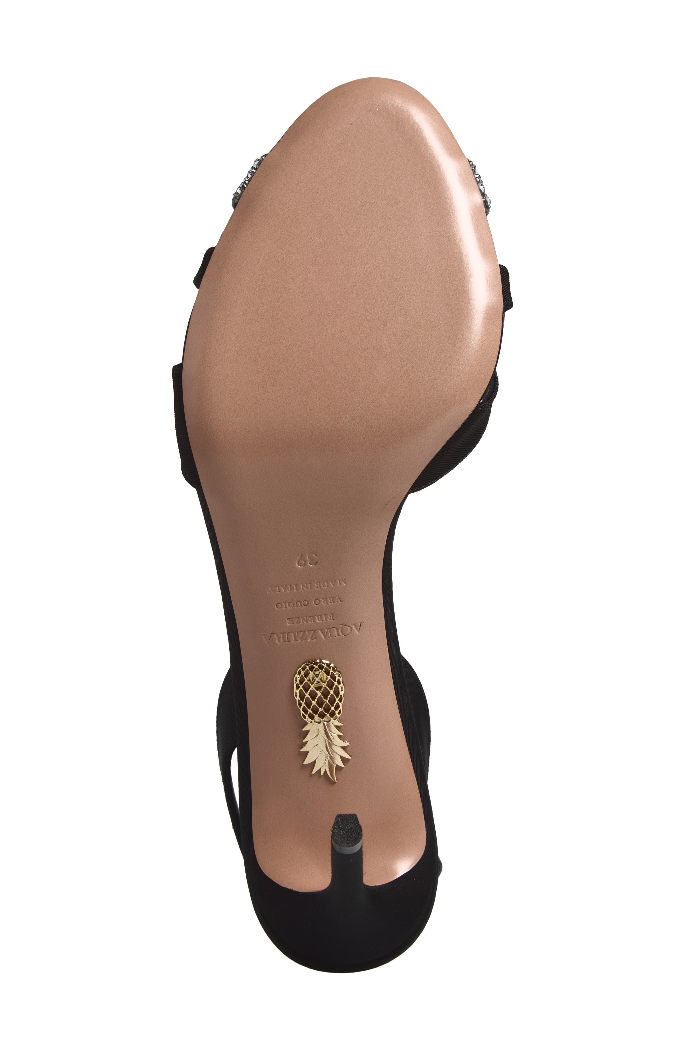 Ribbon Kiss Slingback Sandal, Alternate, color, BLACK