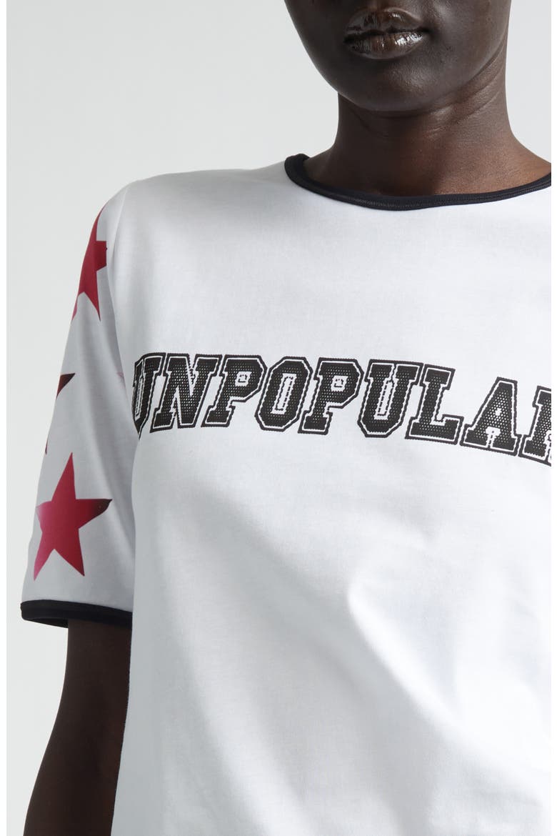 Unpopular Graphic Ringer T-Shirt, Alternate, color, WHITE MULTI