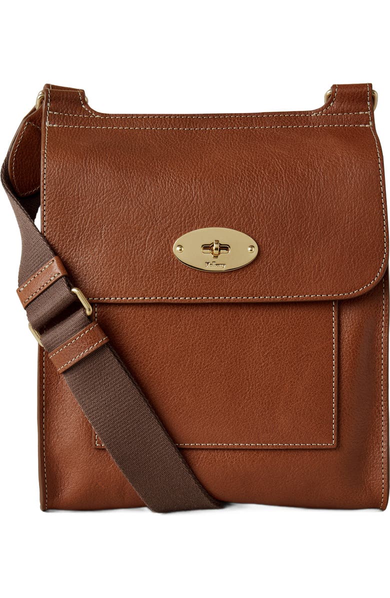 Mulberry Antony Leather Stitched Crossbody Bag, Main, color,