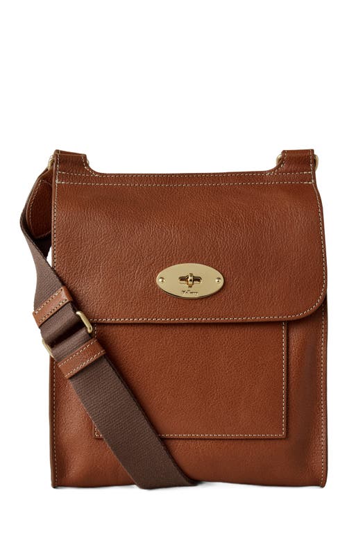 Mulberry Antony Leather Stitched Crossbody Bag in Oak  product