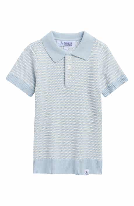 Original Penguin Kids' Stripe Cotton Polo Sweater