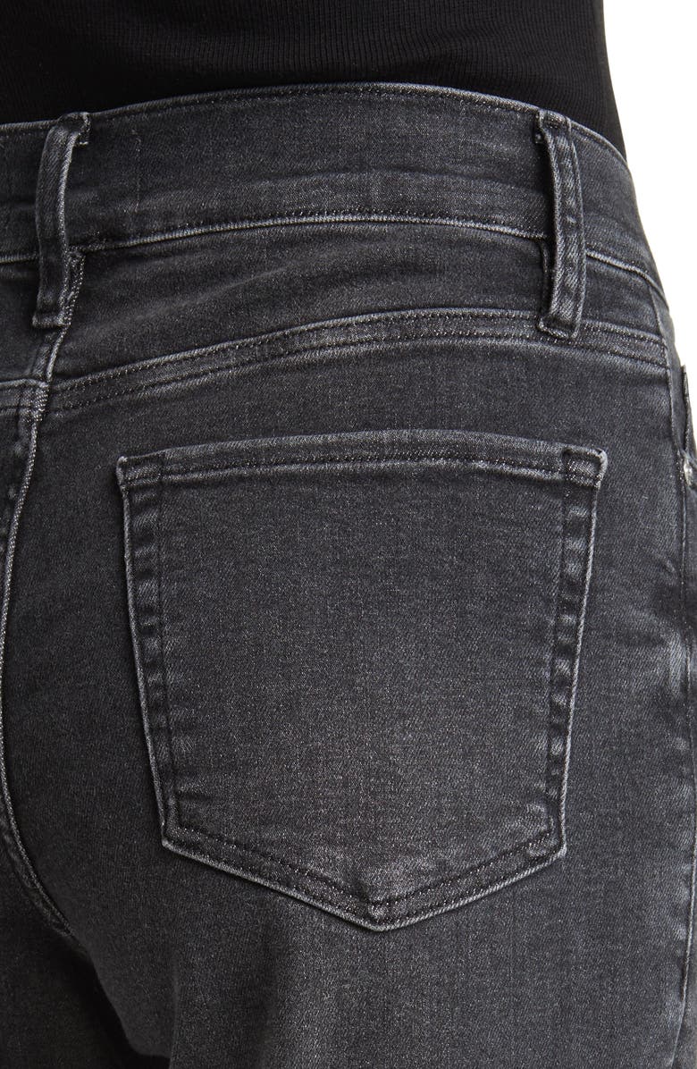 FRAME Le Slim Palazzo Raw Hem High Waist Wide Leg Jeans, Alternate, color, Murphy