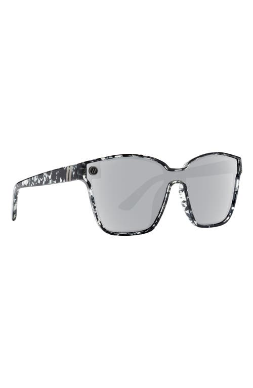 Blenders Eyewear Buttertron 149mm Polarized Square Sunglasses In Gray