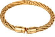 EYE CANDY LOS ANGELES Men's James Wire Cuff Bracelet