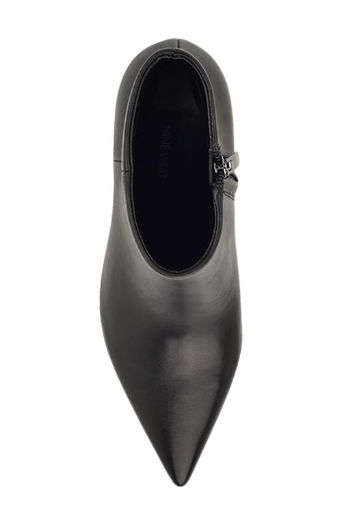 Nine West Savie Block Heel Bootie In Black
