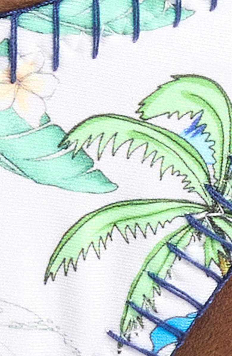 Kulani Kinis Ring Stitch Side Tie Bikini Bottoms, Alternate, color, Blue Crush