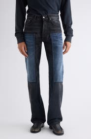 Acne Studios 2010 M Patchwork Straight Leg Jeans