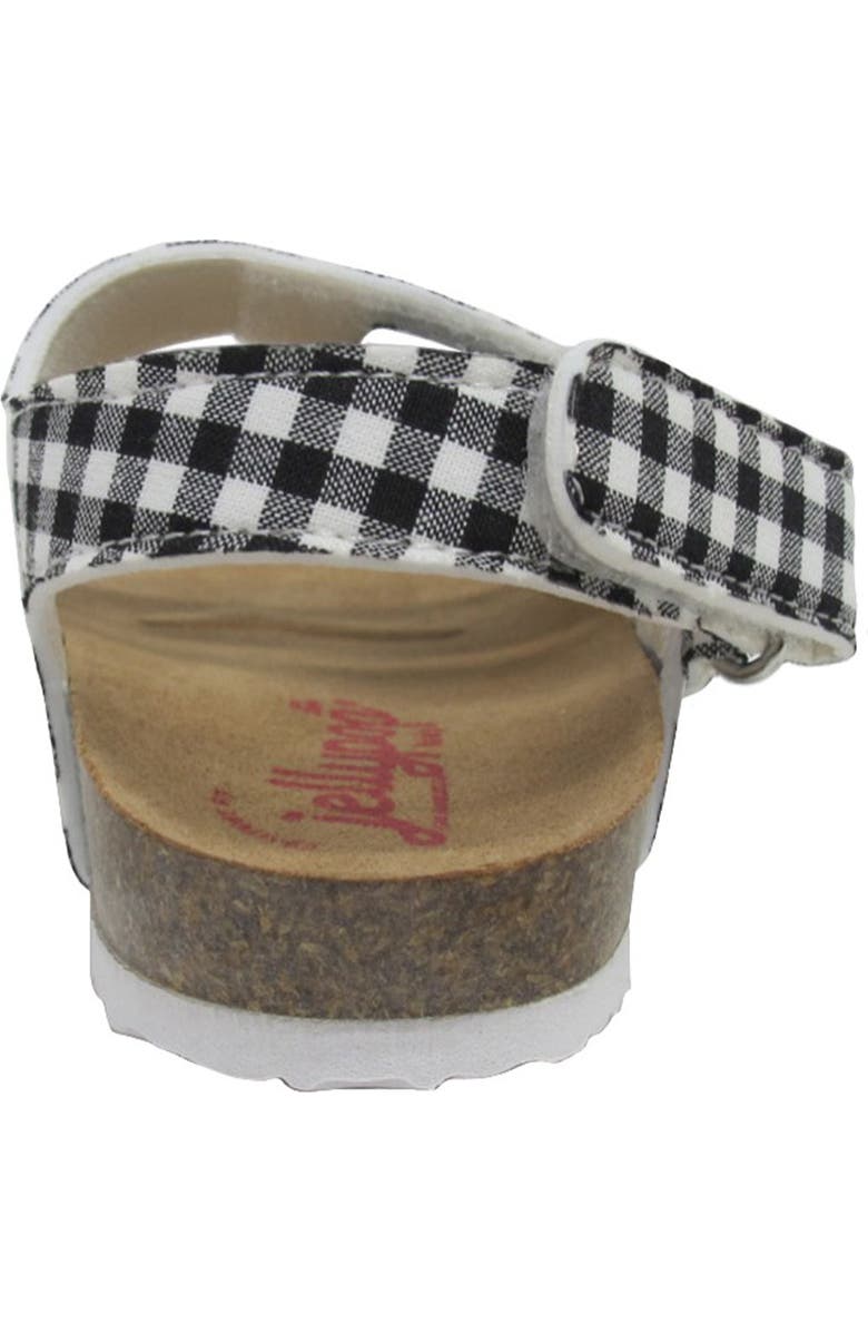 JELLYPOP Kids' Lil' Maribee Sandal, Alternate, color, White / Black