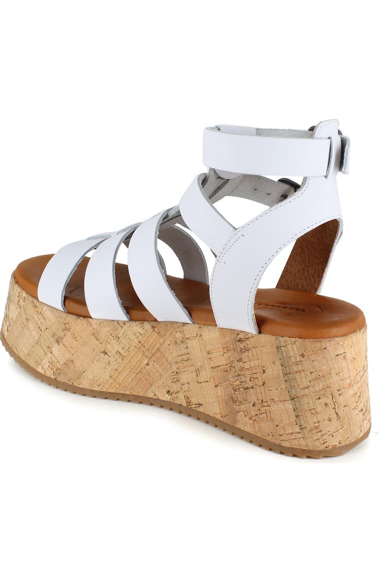 Candie's Moramy Ankle Strap Platform Sandal, Alternate, color, White