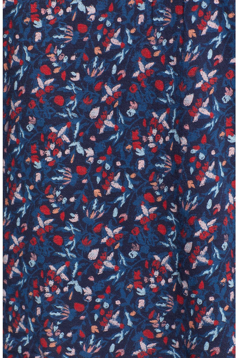Tie Sleeve Blouse, Alternate, color, BLUE MULTI