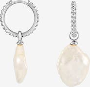 Dower & Hall Timeless Keshi Pearl Hoops